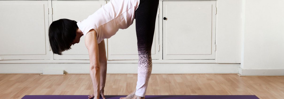 Yoga been- en buikstrekking